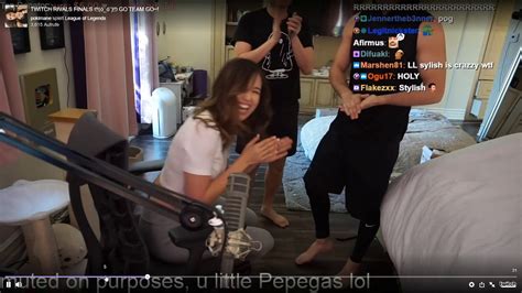 Her affable streaming. . Pokimane thong